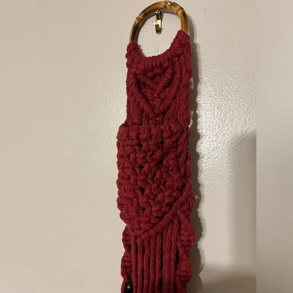 Macrame plant holders-Two
